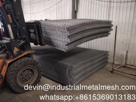 3.4mm Tel*15 X 15 Cm Mesh *2.15 * 6m İnşaat için Siyah Kaynaklı Tel Mesh Paneli