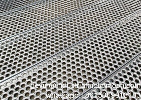 Modern Anti-Skid Güvenlik Yürüyüş Çitleri Yapı Kullanımı İçin Paslanmaz Çelikle Dayanıklı Perforated Grip Strut Platformu