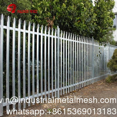 Ağır işlenmiş çelik Palisade Çit Bahçe dekorasyonları için dış güvenlik çitleri
