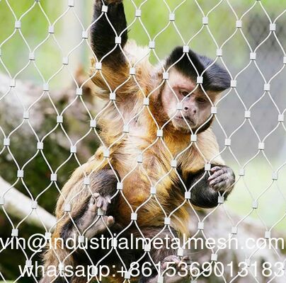 Hayvanat Bahçesi Çitleri İçin Dokuma Elmas Tel Halat File