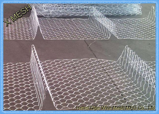 8x10 cm Açılış Kaynaklı Gabion Sepetleri Sıcak Daldırma Galvanizli Dokuma Çelik Reno Yatak İstinat Duvarı