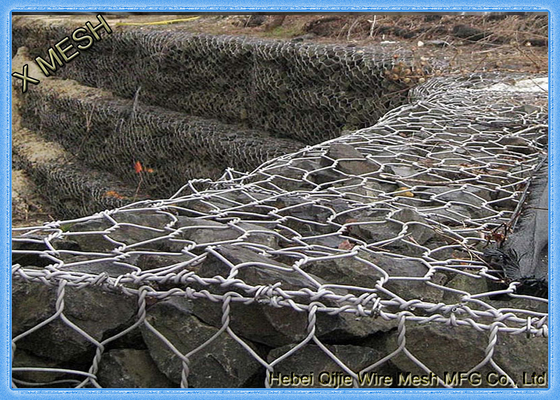 ASTM A975 Standart Sıcak Daldırma Galvanizli Reno Yatak Gabion Erozyon Kontrol Projeleri İçin Sepetler
