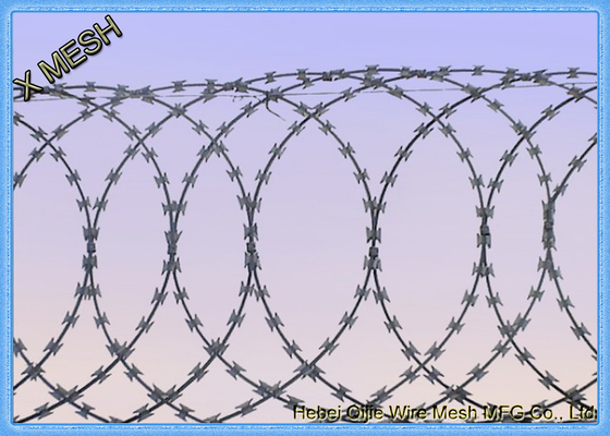 Razorwire Düz Profil - Klipleri ile Concertina Razor Tel Faydalı Bir Alternatif