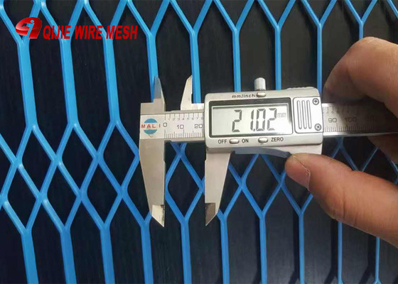 Genişletilmiş Metal Hasır Ekran / Dekorasyon için Plastik Kaplamalı Alüminyum Hasır