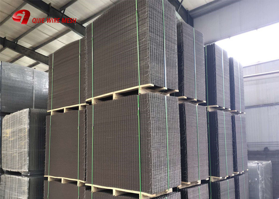 Dikdörtgen Delikli Galvanizli Kaynaklı Örgü Panelleri / Tel Panelleri 2.9 X 2.0 M Boyut