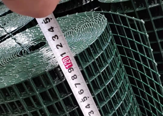Kümes hayvanları için 3/4X3/4 SGS Yeşil Renkli Pvc Kaplı Kaynaklı Hasır Rulolar