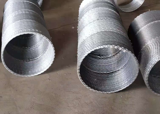 Bto-22 Sıcak Daldırma Galvanizli Çelik Dikenli Tel Akordeon Bobin