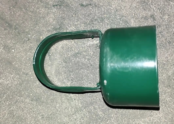 Post Sıcak Daldırma Galvanizli 60mm Zincir Bağlantı Çit Döngü Kapağı