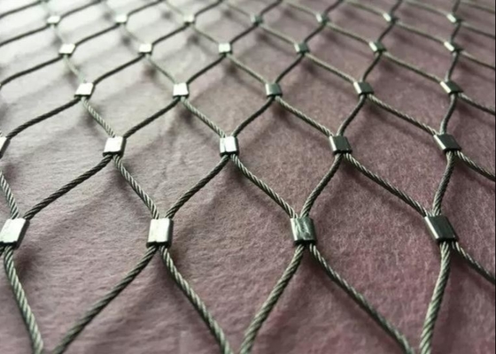 X Eğilim 7 × 7 1.5mm Tel Paslanmaz Çelik Webnet Yüksük Kablo